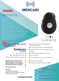 Mercari Personal Medical Safety Alarm. What it does