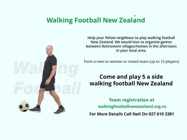 Primary photo of Walking Football New Zealand